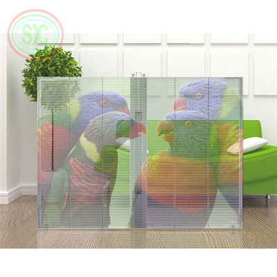 優れた視覚性能 透明LEDスクリーン SMD2121 G7.82-7.82 ドライビング方式