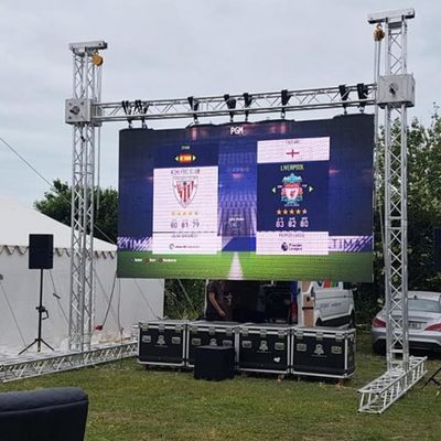 レンタル LED レンタル スクリーン 500*500mm パネルサイズと 14-16 ビット グレイスケール