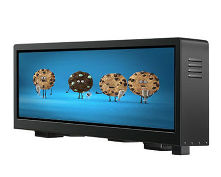 数字表示機能カーLEDサインディスプレイ、5mmピッチサイズ、192*64ドットスクリーン解像度