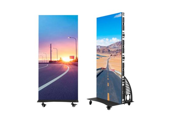 お買い得 広告用屋内自立型フロアLEDディスプレイ LEDスクリーン P2.5 640*1280mm 高輝度 オンライン
