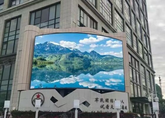 高輝度 LED 広告スクリーンフルカラー屋外固定設置 P10 P8 P6 P5 LED 看板