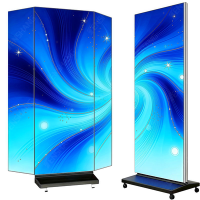 お買い得 680x2000mm スクリーンサイズ LEDポスターディスプレイ 1R1G1B カラー構成と 16080 モジュール解像度 オンライン