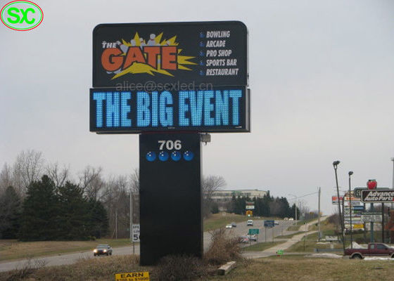 P6屋外の防水広告は高い定義イメージの屋外の導かれた広告のパネルが付いている表示を導いた