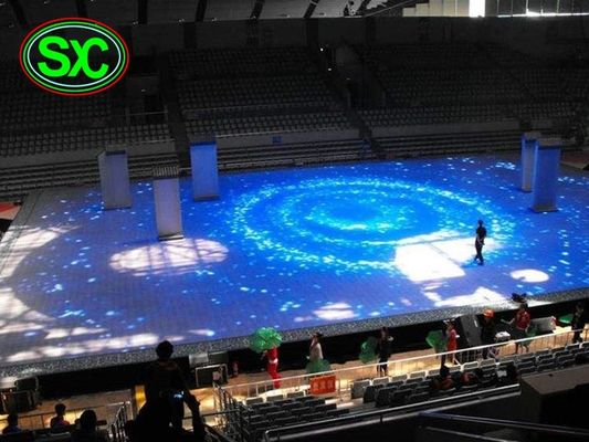 屋外p10フル カラーのDiyはSkidproofの床のマスク、カスタマイズされるサイズが付いているダンス・フロアをつけます