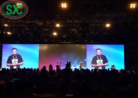 P3 室内 LED ビデオ ディスプレイ パネル 2500nits 亮度とエアプラグ接続設計