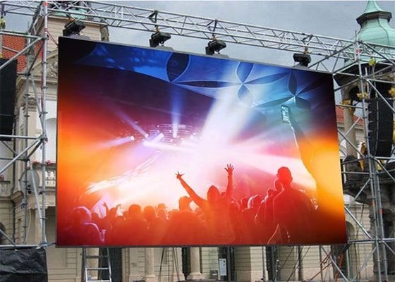 お買い得 高リフレッシュレート P3.91 500*1000mm 防水 屋外 LED スクリーン ビデオ ウォール トリス イベント用 オンライン