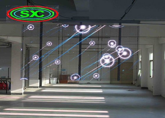 お買い得 フル カラー4500nits SMD2020透明なLEDスクリーンP3.91 オンライン