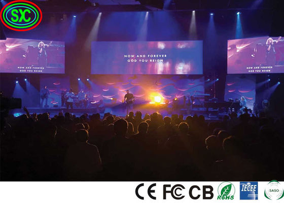 フルカラー インダース LED ダイカスト アルミニウム 固形壁ディスプレイ P5 高画質