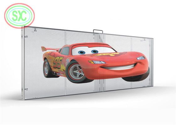 キャビネット素材 アルミ透明LEDディスプレイ 平均1000時間の故障なし