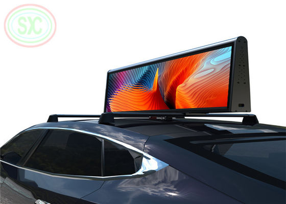 P5 両面フルカラー タクシー ルーフ LEDサイン 960x320mm IP67 防水
