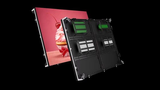 小さいピッチ屋内HDレンタルLEDのビデオ・ディスプレイの背景コンサートのでき事640x480mmのcabineは、3840のhzリフレッシュ レートを