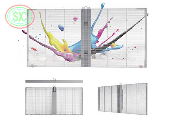 アルミキャビネット素材 透明LEDディスプレイ G7.82-7.82 パフォーマンス用