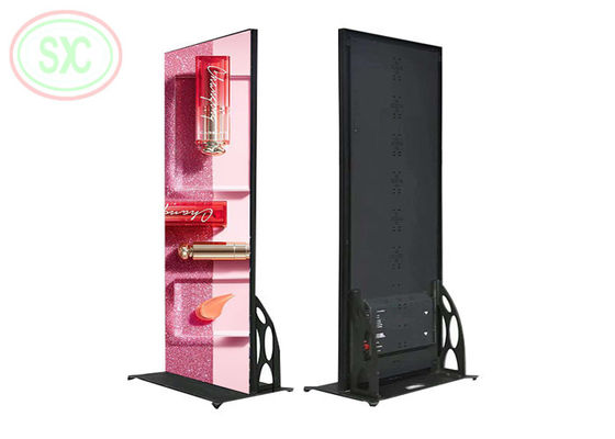 1R1G1B カラー構成 アルミ製 LED ポスターディスプレイ 680x2000mm サイズとパネル素材