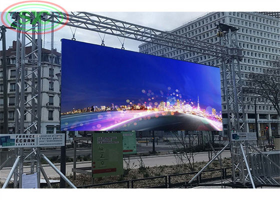 お買い得 屋外のコンサートのためのトラスおよび段階の構造が付いているP 4 LEDスクリーンをLED表示 オンライン