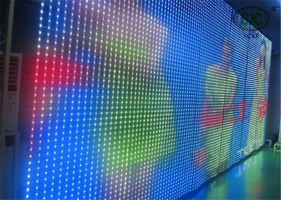 お買い得 DC-5V P37.5 SMD のカーテンの LED 表示、動画の大きい LED 表示板 オンライン