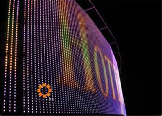 お買い得 スポーツの競技場のための屋外のフル カラー ピクセル 37.5mm カーテンの LED 表示 オンライン