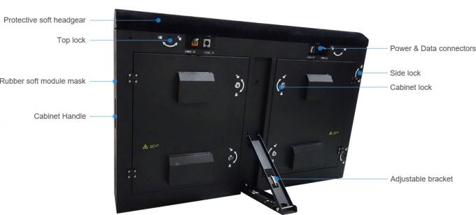 6000nit P10の周囲フットボールのためのSMD3535をLED表示 1