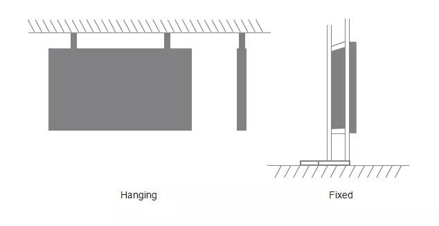 FCC 5500nitsの屋内広告は表示P3.91 P4.81を導いた 10