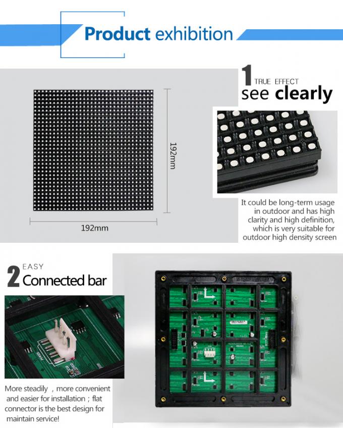 Smd P6 屋外広告用 LEDディスプレイボード 固定装置 4