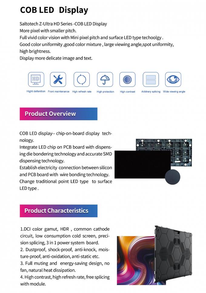 ノバ・スター制御システム 600*337.5mm 投光型アルミ製 小幅LEDスクリーン P0.9 P1.25 P1.56 16 9 1